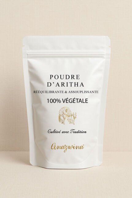 Poudre d’Aritha ayurvédique bio soin naturel lavant et équilibrant pour cheveux