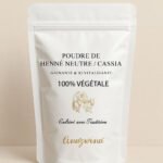 Poudre de Henné Neutre / Cassia ayurvédique bio soin naturel gainant et fortifiant pour cheveux