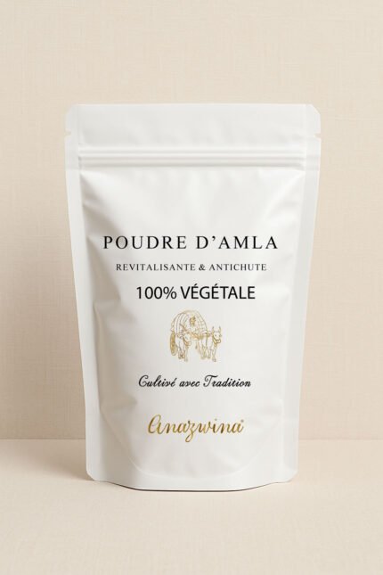 Poudre d’Amla ayurvédique bio soin naturel fortifiant et revitalisant pour cheveux