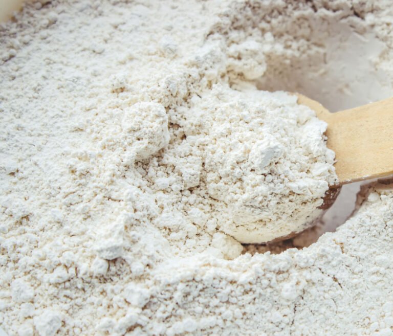 argile blanche en poudre