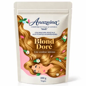 Blond Doré intense coloration végétale Vegan